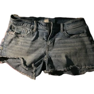 BKE Stella Damen Jeansshorts Größe 26 Distressed helle Waschung niedriger Bund - Bild 1 von 8