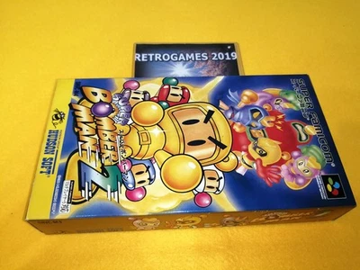 SUPER BOMBERMAN 2   NINTENDO SUPER FAMICOM  /  SNES  REG CARD - Image 1 of 4