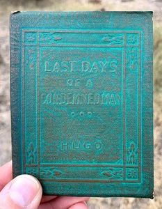 LITTLE LEATHER LIBRARY BOOK Hugo LAST DAYS OF A CONDEMNED MAN Antique Literature - Picture 1 of 5