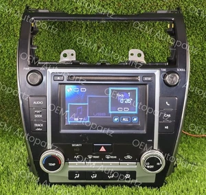 2012-2014 Toyota Camry radio Player info display screen 86140-06010 Oem used - Foto 1 di 22