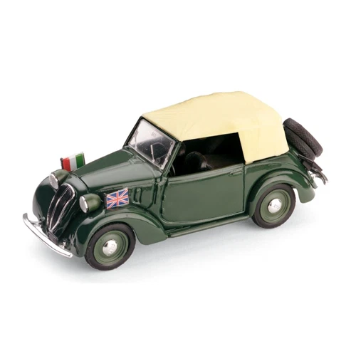 FIAT 1100 (508 C) CORPO DIPLOMATICO 1937 1:43 Brumm Auto d'Epoca Modellino Nuovo - Immagine 1 di 1