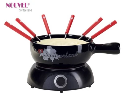Neues AngebotElektro Käsefondueset 6 Pers. Nouvel Swiss SWITZERLAND II.Wahl