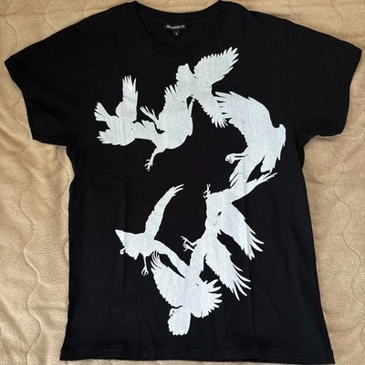 ANN DEMEULEMEESTER Women's T-Shirt Size Small Black 100% Cotton Short Sleeve - Image 1 of 4