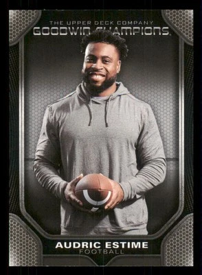 2024 Upper Deck Goodwin Champions Glossy Black #18 Audric Estime - Image 1 of 2