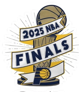 Indiana Pacers, OKC Thunder NBA Finals 2025 Vinyl Die Cut Sticker - Picture 1 of 1