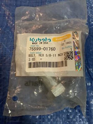 Шестигранный болт Kubota 75599-01760 5/8-11 NCX - Изображение 1 из 2