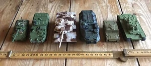 Bulk Lot Model Toys Amoured Military Army Tanks / Vehicles U.S.A /Russian #13 - Picture 1 of 12
