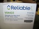 Reliable Disposable Dust Mop Head 5" X 24" White Cotton 6 Ea. V04422 New