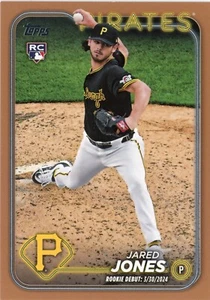 Actualización Topps 2024 debut dorado Jared Jones 1437/2024 Piratas de Pittsburgh - Imagen 1 de 1