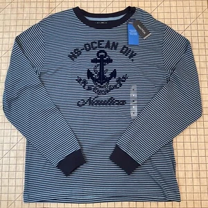 Nuova maglietta Nautica Nautical Anchor taglia Medium NS Ocean Div NS 80 Sailing Club - Foto 1 di 15
