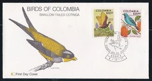 COLOMBIA 1977 FIRST DAY COVER BIRDS OF COLOMBIA - Picture 1 of 1