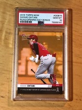 2019 Topps Now Road To Opening Day Bonus Card #ODB15 Shohei Ohtani PSA 10