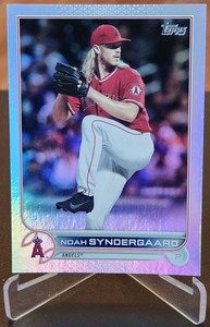 Noah Syndergaard 2022 Topps Series 2 Rainbow Foil Parallel #584 Angels