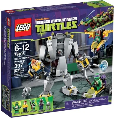 LEGO 79105 TMNT Teenage Mutant Ninja Turtles - Baxter Robot Rampage - Rare! NEW! - Image 1 of 3