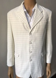 Abrigo Chaqueta Zoot Blazer Zoot Check Vintage Años 90 Hace 20 Para Hombre Talla 42L - Imagen 1 de 4