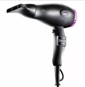 Secador de pelo Sutra Forte negro/púrpura metálico herramienta de secado 3 calor - Imagen 1 de 5