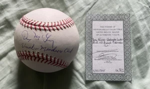 Washington Senators signed Denny McLain - Official MLB Baseball - AUTHENTIC - Picture 1 of 10