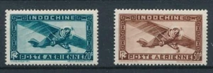 French Indochina Scott #C27-28 - 1946 High Value Set - XF/Superb MNH - *ELUSIVE* - Bild 1 von 1