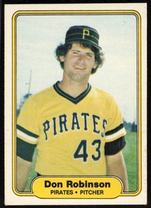 1982 Fleer #495 Don Robinson   - FREE SHIPPING