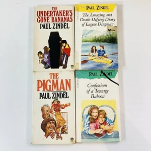 Paul Zindel Bundle of Four Vintage Paperback Books Pigman Undertaker - Picture 1 of 6