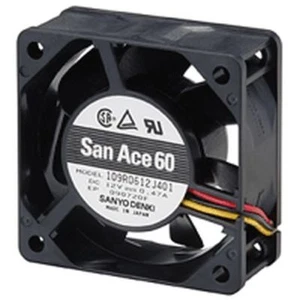 Ventilador Sanyo Denki SAN ACE 60x60x25 mm 109R0612H401 DC 12V 3800 rpm 28dBA 3 pines - Imagen 1 de 4