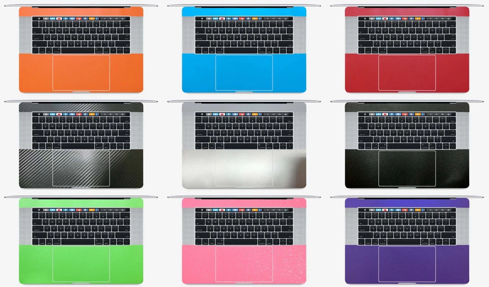 2-pack Palm Rest Vinyl Sticker Protector for Macbook Pro 15.4'' A1707 A1990 - Image 1 of 1