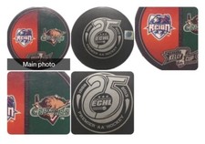 1998-2013 ONTARIO REIGN VS. UTAH GRIZZLES ECHL 25TH ANN. HOCKEY PUCK-SLOVAKIA