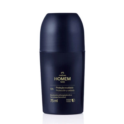 Natura - Homem - Tato - Desodorante Antitranspirante Roll-On Masculino 75Ml Foto 1 de 2