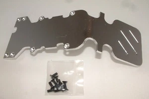 JUEGO DE PLACAS DE DESLIZAMIENTO DE ALUMINIO T-MAXX .15 2.5 E-MAXX TRASERO GPM PLATA TMX1331R - Imagen 1 de 2