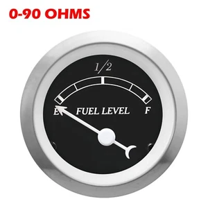 Medidor de nivel de combustible eléctrico MOTOR RACING clásico 52 mm 2-1/16"" 0-90 ohmios - Imagen 1 de 7