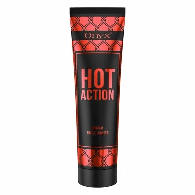 Onyx Action Hot Tingle Tanning Lotion Bronzer Fast Indoor Outdoor Tan Effect - Image 1 of 4