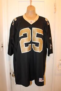 REEBOK NFL PRO LINE Authentic New Orleans Saints Reggie Bush #25 Jersey 3XL +2"