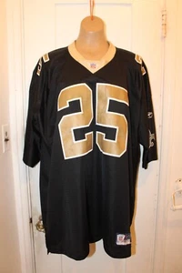 REEBOK NFL PRO LINE Authentic New Orleans Saints Reggie Bush #25 Jersey 3XL +2" - Picture 1 of 9