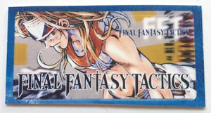 Memory Card Sticker FINAL FANTASY TACTICS PlayStation 1997 JP - Picture 1 of 1