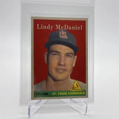 1958 Topps Lindy McDaniel Baseball Card #180 EX Quality #2 FREE SHIPPING - Image 1 of 3