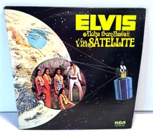 Vintage 1973 Elvis - Aloha From Hawaii Via Satellite Double LP Vinyl Records - Picture 1 of 8