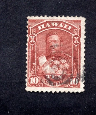 Hawaii 1882 stamp Mi#25 used CV=30$ - Image 1 of 2