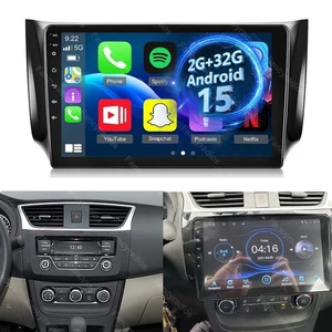 Android 15 For Nissan Sentra Sylphy 2012-2018 Carplay Car Stereo GPS Radio GPS - Picture 1 of 16