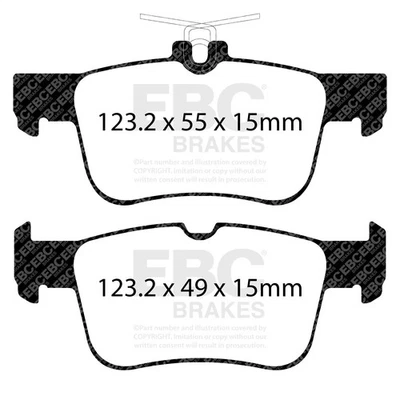 EBC Brakes UD1665 Ultimax  Brake Pads - Image 1 of 3