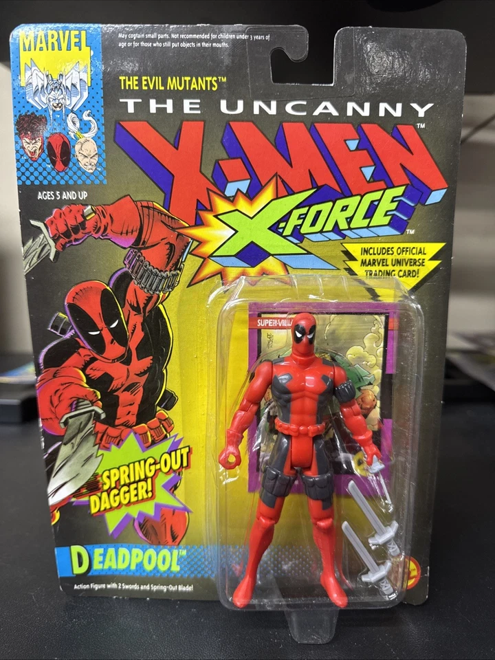 Marvel Entertainment Nightcrawler 1993 X Men Original Mutant Super Heroes - Poseable Dueling Sword Action Figure