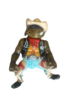 Figura de colección de tortugas ninja vaqueras 1992 Mirage Studios Playmates Toys  Foto 1 de 2