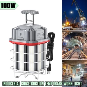100W LED Temporary Work Light Linkable Workshop Lamp Construction Lighting 5000K - Picture 1 of 12