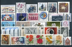 868315) Bund Steckkarte mit gestempelten Marken aus den 1980er Jahren - Bild 1 von 1