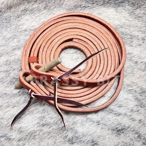 90" Weaver Heavy Leather Split Reins - Picture 1 of 1