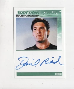 DANIEL RIORDAN AUTO 2015 STAR TREK NEXT GENERATION RITTENHOUSE RONDON AUTOGRAPH - Picture 1 of 2