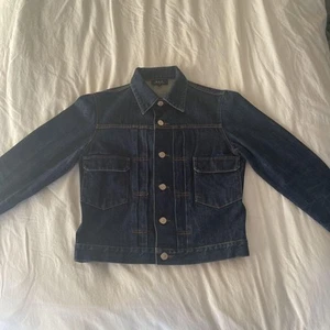 A.P.C.Woman S Dark Blue Denim Jacket For Women Limited Edition timeless elegance - Picture 1 of 4