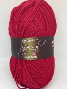 Lote 6 madejas color # 1246 Stylecraft hilo especial DK ~100 g Ea. Usado LEER - Imagen 1 de 6