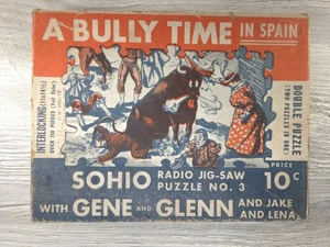 STANDARD OIL SOHIO A BULLY TIME IN SPAIN PUZZLE RADIO PREMIUM 1933 250 TEILE - Bild 1 von 8