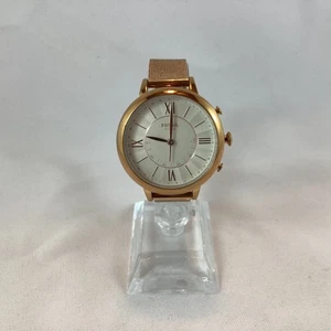 Fossil Hybrid Jacqueline Rose Gold Tone Analogue/Smart Watch - Working (K2)W#640 - Photo 1 sur 10