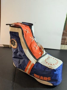 Vintage Official NFL Football Chicago Bears Shoe Shaped Tote Bag High Top - Picture 1 of 21